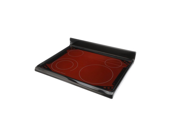 2581819-1-S-Frigidaire-316531983-Main Cooktop Glass Assembly, Black 360 view
