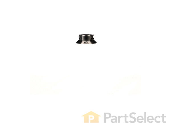 2582181-1-S-Frigidaire-318569900-Burner Knob - Chrome 360 view