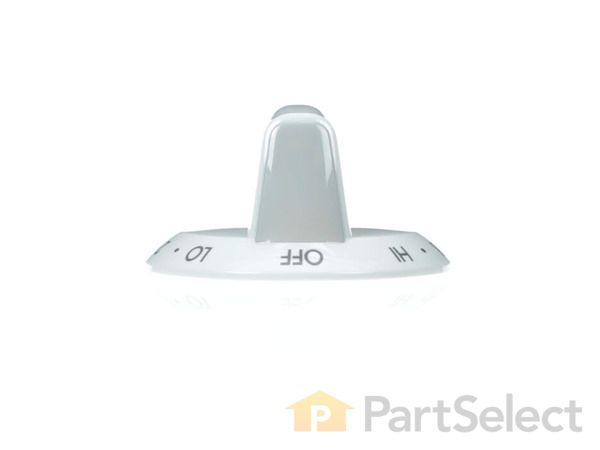 3408923-1-S-Frigidaire-316352800-Burner Knob - White 360 view