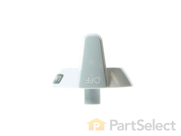 3408939-1-S-Frigidaire-316353103-Burner Knob - White 360 view