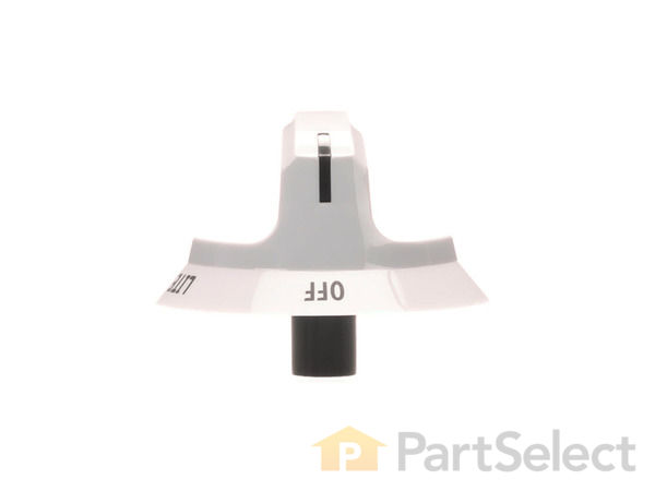3409069-1-S-Frigidaire-316544025-Burner Knob - White 360 view