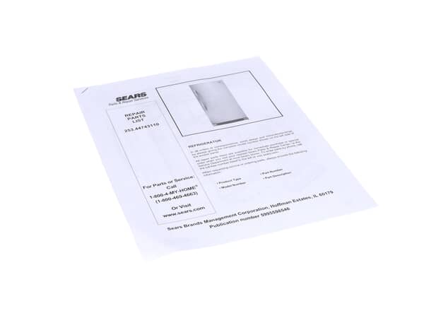 3506613-1-S-Frigidaire-5995598546-REPAIR PARTS LIST 360 view