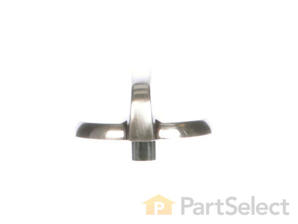 3510510-1-S-GE-WB03T10325-Knob - Chrome 360 view