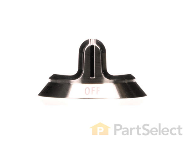 3655323-1-S-Frigidaire-318948100-Control Knob - Stainless 360 view