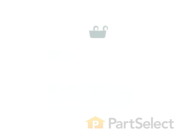 467698-1-S-Frigidaire-5303323480        -Door Shelf End Cap - Right Side 360 view