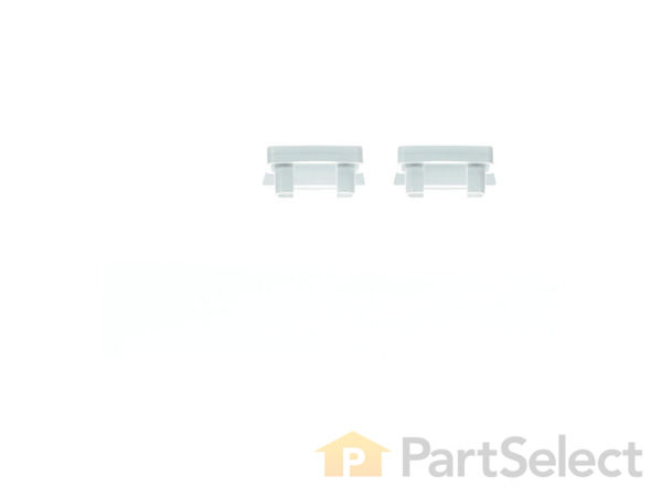 469917-1-S-Frigidaire-5303925377        -Door Shelf End Cap Set - Left and Right Side 360 view