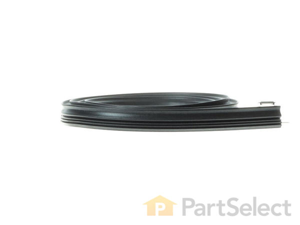 5136129-1-S-Whirlpool-W10542314-Dishwasher Door Gasket with Strike - Black 360 view