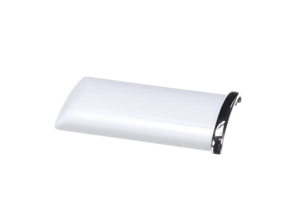 627142-1-S-Frigidaire-15870619          -TRIM-HANDLE,WHITE ,UPPER ,W/DEC CHROME BAND 360 view