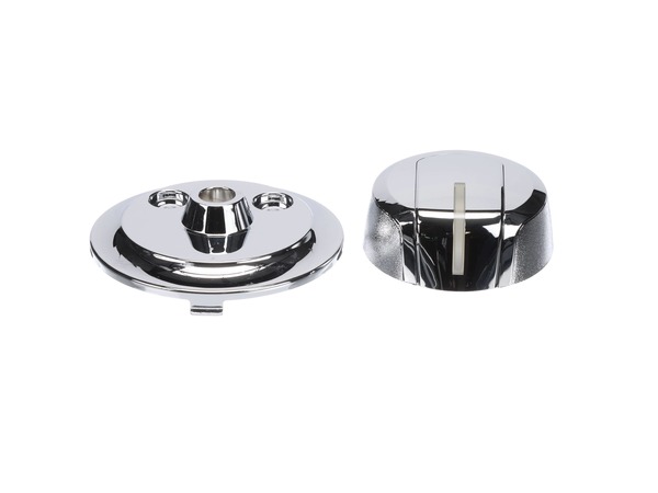 6883837-1-S-Whirlpool-W10514146-Control Knob - Chrome 360 view