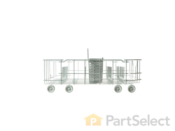 8688177-1-S-GE-WD28X10385-Lower Dishrack with Wheels 360 view