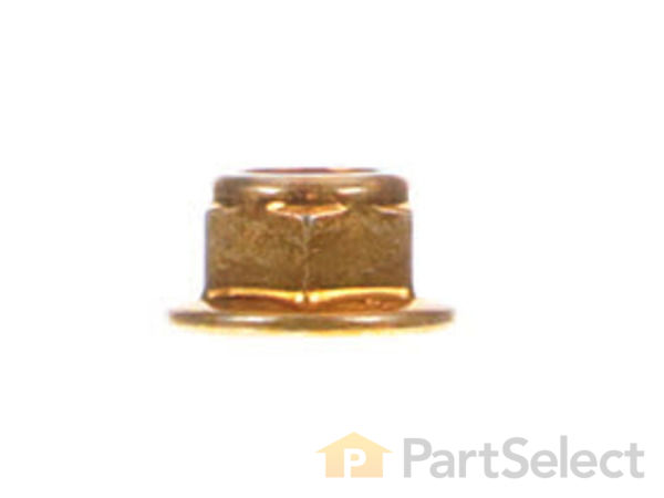 9095080-1-S-MTD-712-04065-Lawn Mower Flanged Lock Nut 360 view
