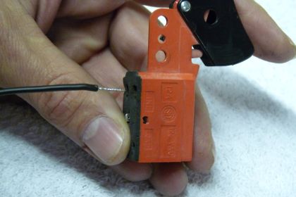 Reinstalling Trap Door Switch Wire