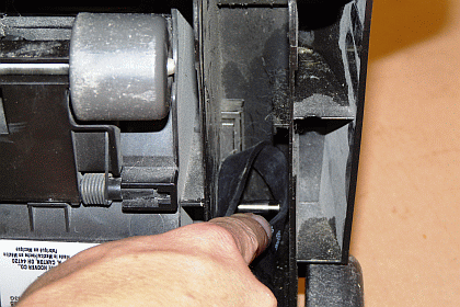 Install New Vacuum Belt on Motor Shaft