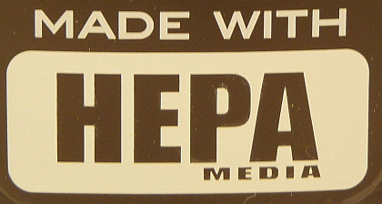 HEPA Filter Label