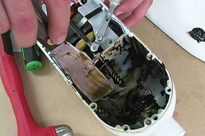 Remove Grease from the Motor Housing