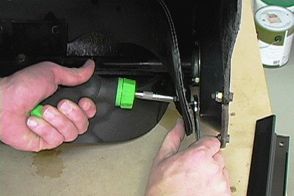 Remove Bolts with a Wrench and Screwdriver