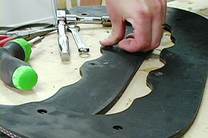 Press Spacers into Paddle