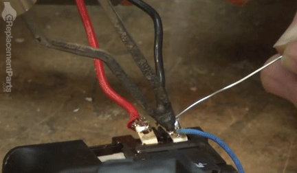 solder the switch