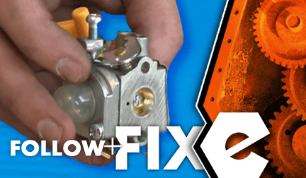 How to replace the carburetor on a Ryobi gas blower