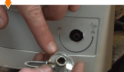 Align the knob