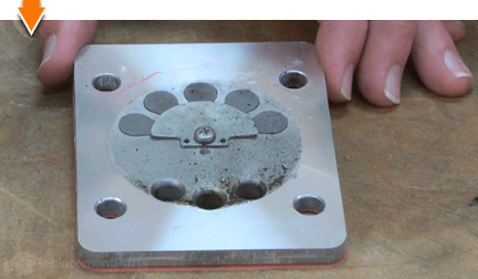 Inspect the valve plate
