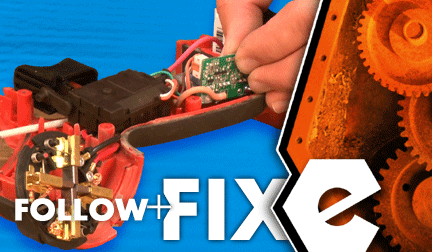 How to replace the switch and brush card assembly on a Milwaukee impact driver