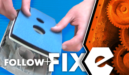 How to replace the pre-filter on a Makita DPC7311 Power Cutter
