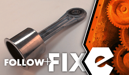 How to replace the connecting rod assembly on an air compressor