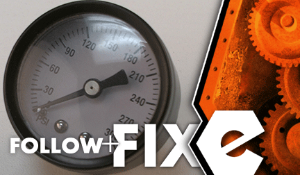 How to replace the tank pressure gauge on an air compressor