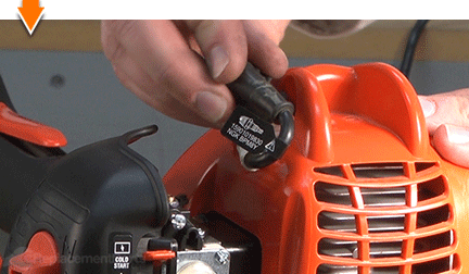 Reconnect the spark plug boot