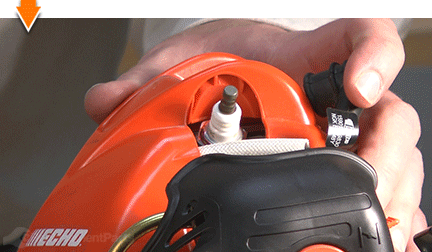 Remove the spark plug boot