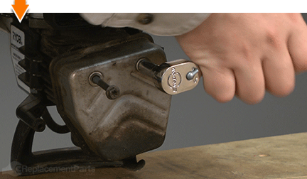 Remove muffler screws