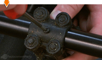 Install the screw