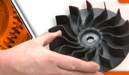 Replacing the impeller fan on an Echo blower