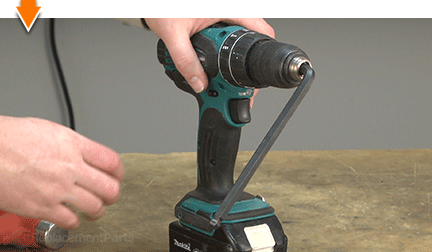 How to a Seized, Stripped Stuck Drill Chuck on a Makita Drill : eReplacementParts.com
