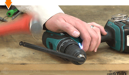 How to a Seized, Stripped Stuck Drill Chuck on a Makita Drill : eReplacementParts.com