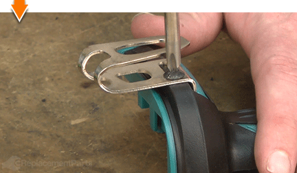 Secure the belt clip