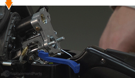 Install the choke lever