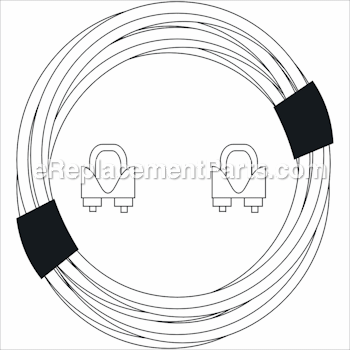 Safety Cable Kit 12'-1/16& - 21204:Airmaster