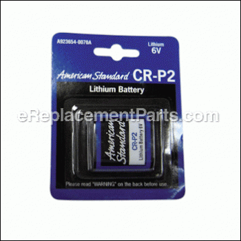 Battery 6vcr-p2 - A923654-0070A:American Standard