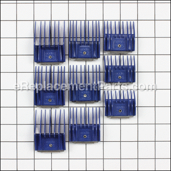 9 Piece Small Comb Set - 12860:Andis-Accessories