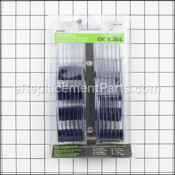 8 Piece Large Comb Set - Sizes - 12990:Andis-Accessories