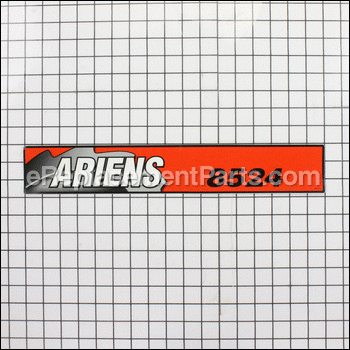 Decal, Front Panel, St8524 - 08000101:Ariens