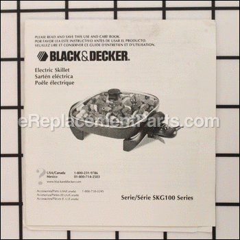 Owners Manual - OM-SKG100:Black and Decker