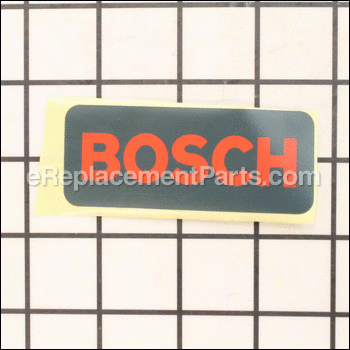 Manufacturers Nameplate - 2601117258:Bosch