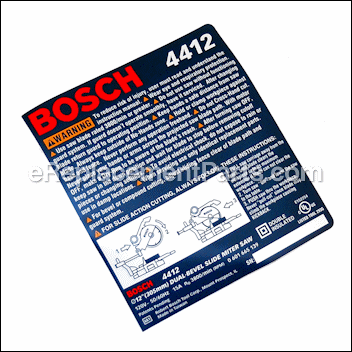 Nameplate - 2610915757:Bosch