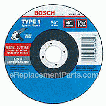 Grinding Wheel - 5 Diameter, 3/32 Thick, 7/8 Arbor - CW1C500:Bosch