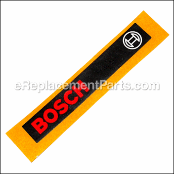 Manufacturers Nameplate - 1601110481:Bosch