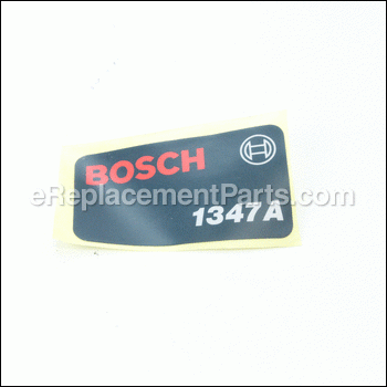 Manufacturer's Nameplate - 2610906844:Bosch