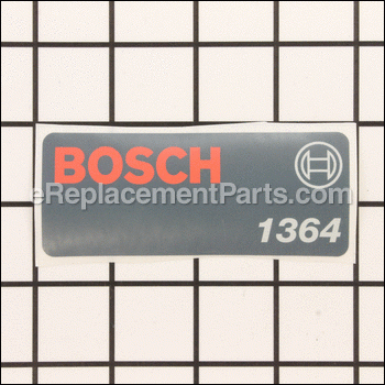 Manufacturers Nameplate - 2610906991:Bosch